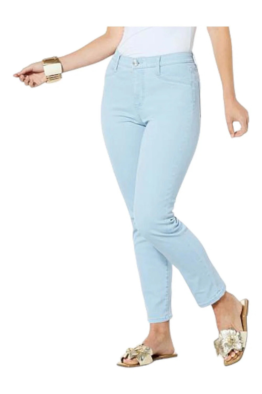 WynneDenim Slub Twill Stretch Slim Straight Jean Faded Blue - Regular
